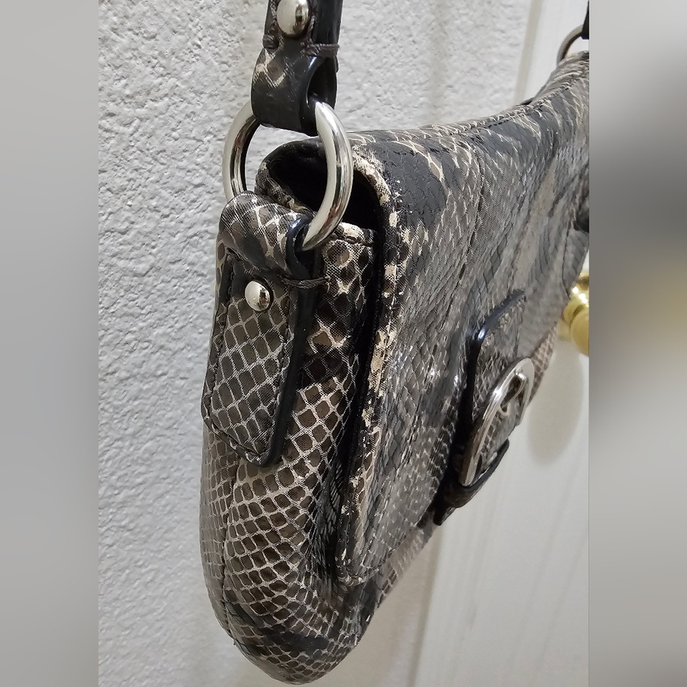 Coach Elegant Soho Python Embossed Snakeskin Patt… - image 8